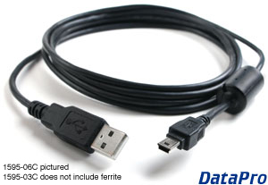 USB 2.0 'A' to Mini-B 5-pin (standard)