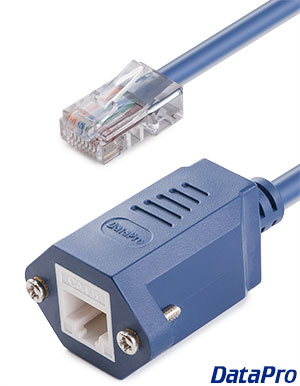Panel-Mount Ethernet RJ45 Cat6 Extension Cable