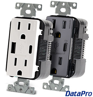 Decora 15A 120VAC Outlet with USB Power