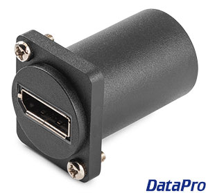 Panel Mount DisplayPort Coupler for Neutrik D cutout