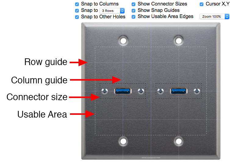 Moving and aligning cutouts